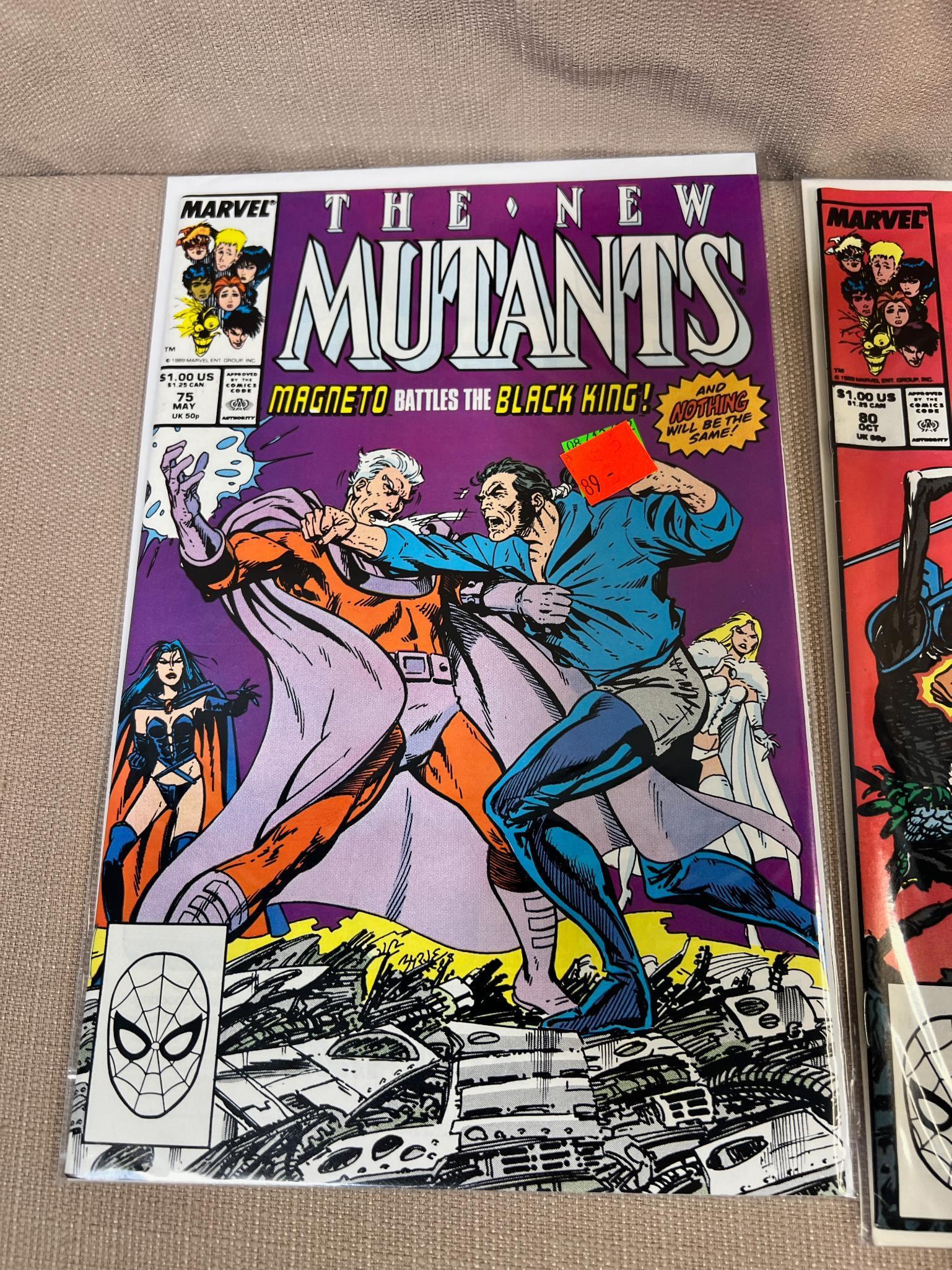 15- The New Mutants Comic Books, issues 66-80