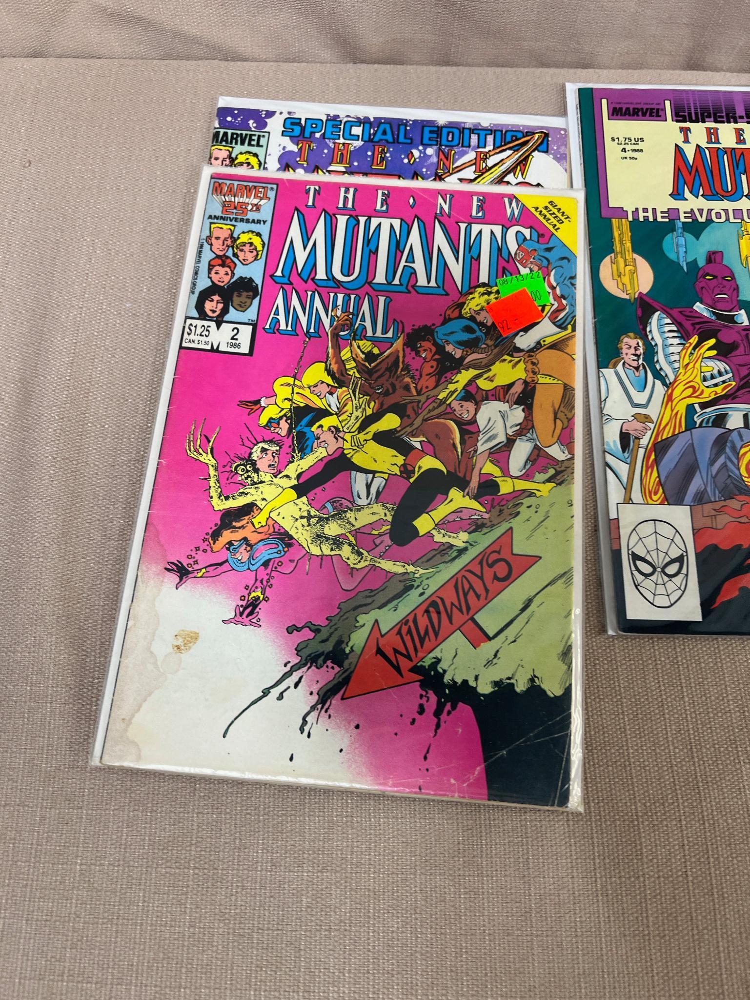 9- The New Mutants Various Annual Editions