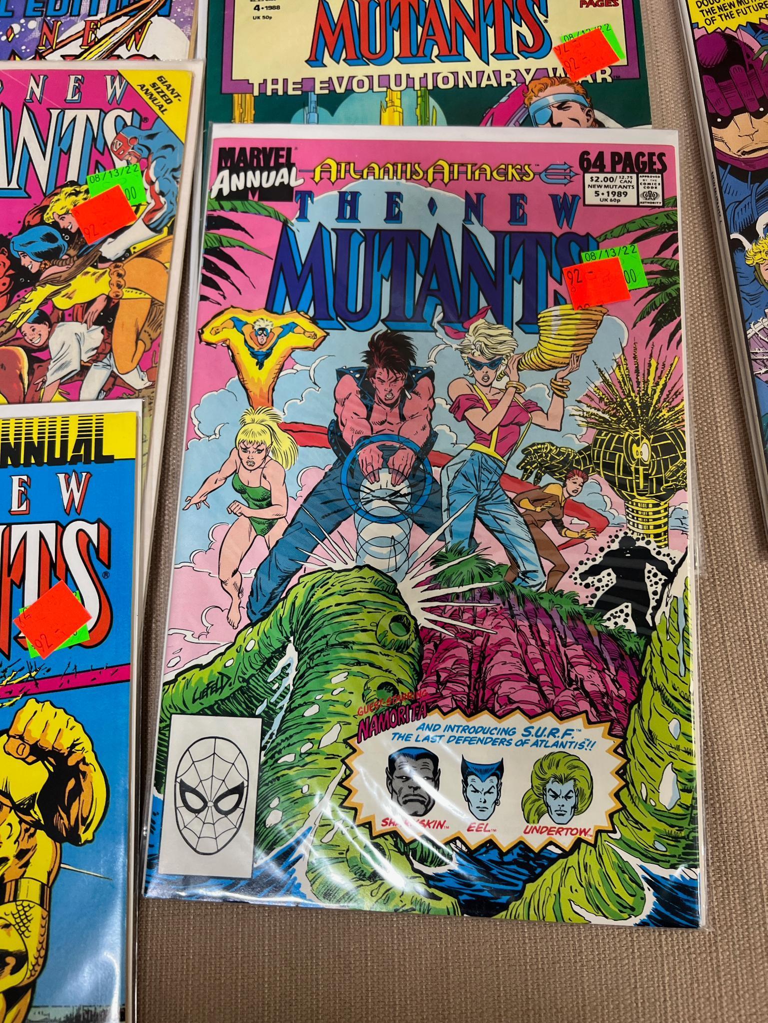 9- The New Mutants Various Annual Editions