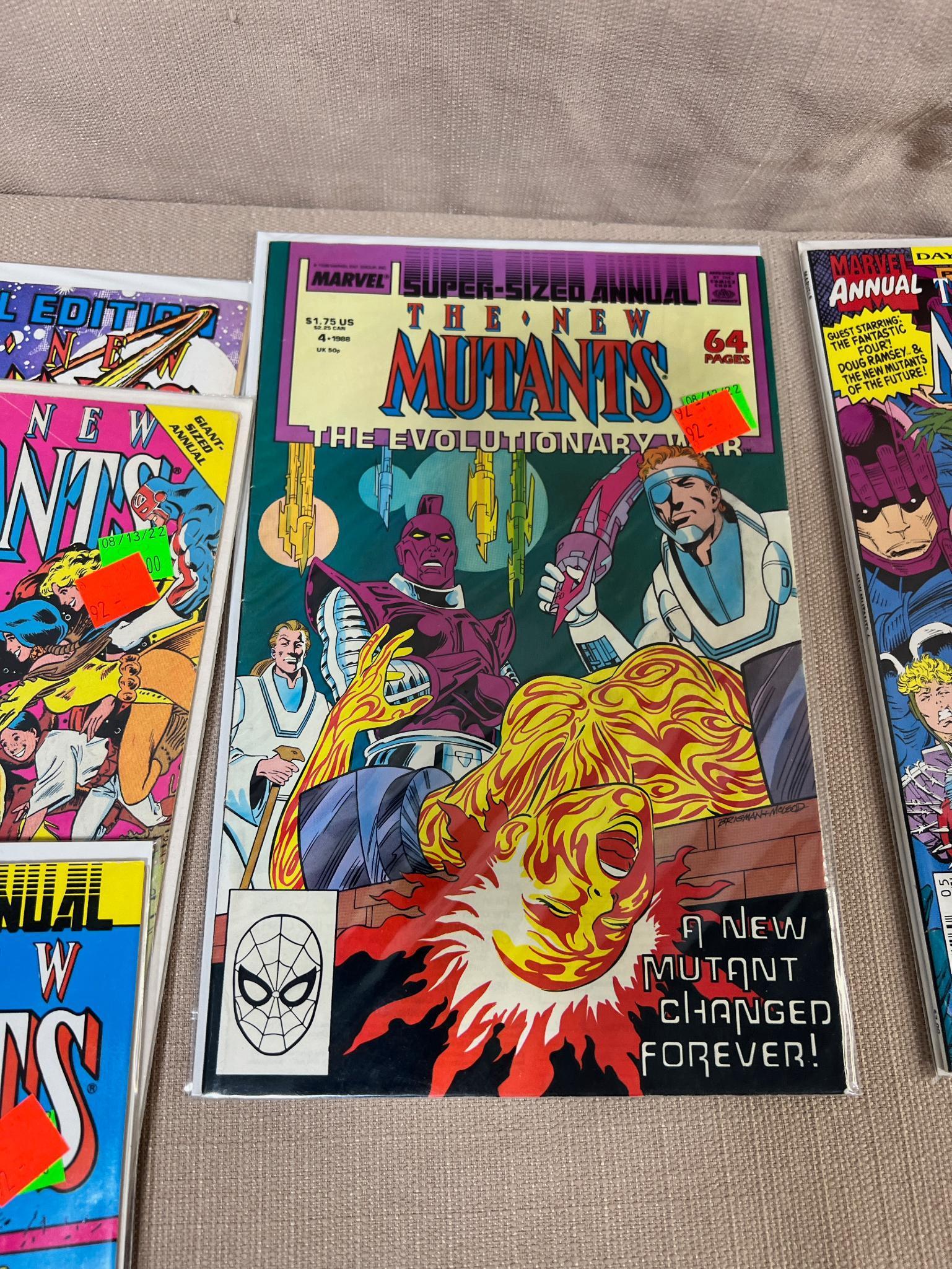 9- The New Mutants Various Annual Editions