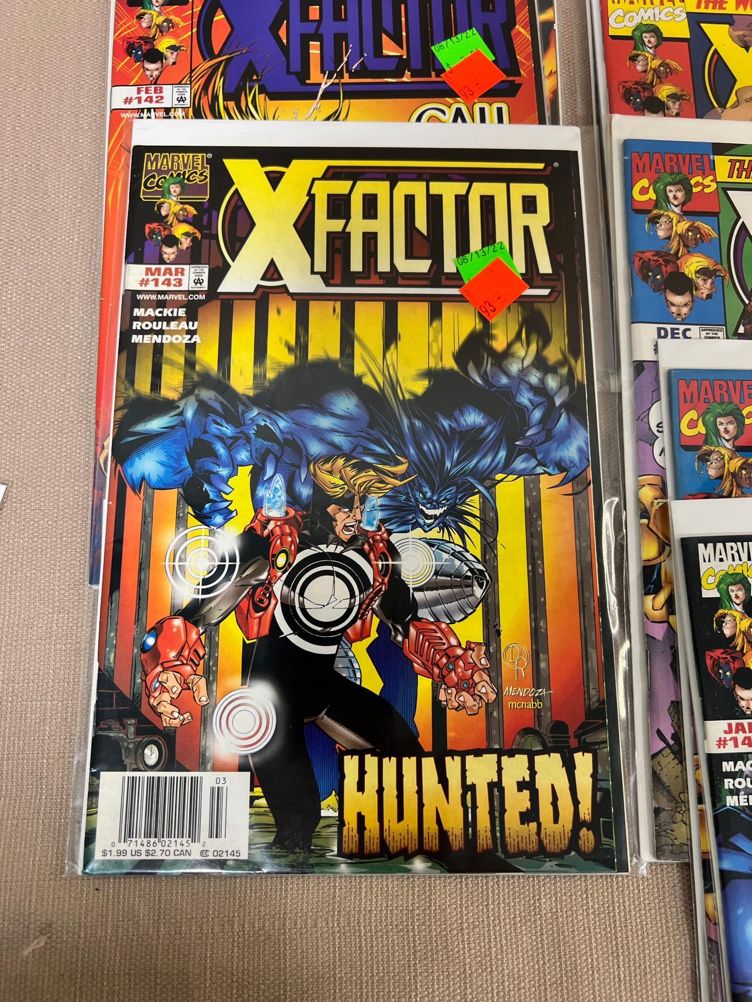 25- X Factor Comic Books including no. 149 among others