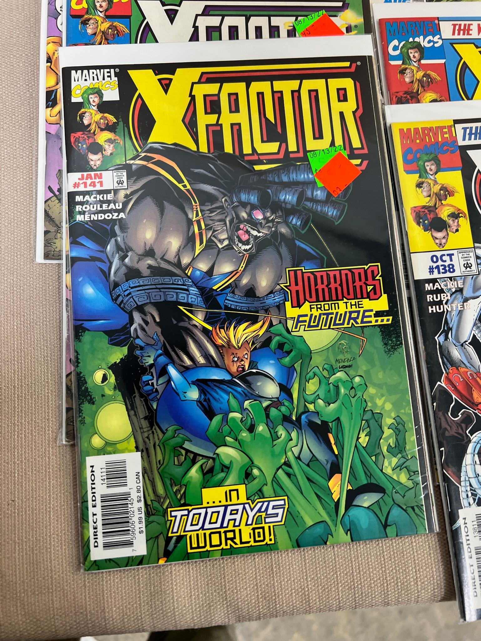 25- X Factor Comic Books including no. 149 among others