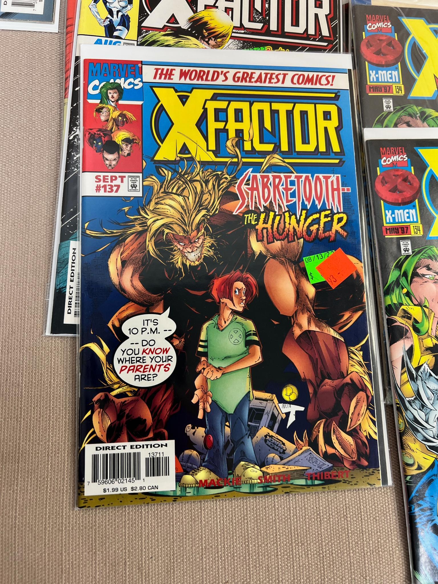 25- X Factor Comic Books including no. 149 among others