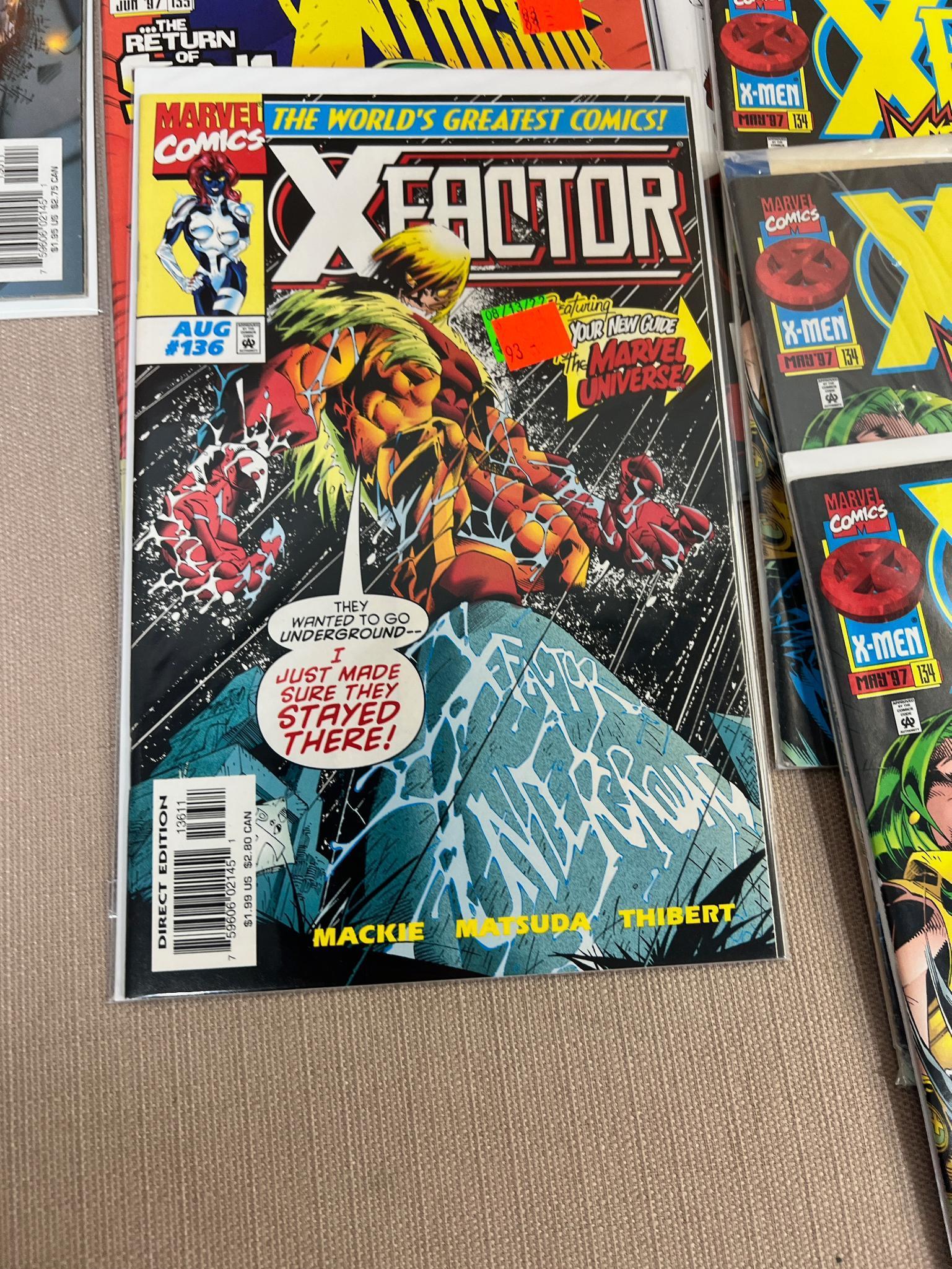 25- X Factor Comic Books including no. 149 among others