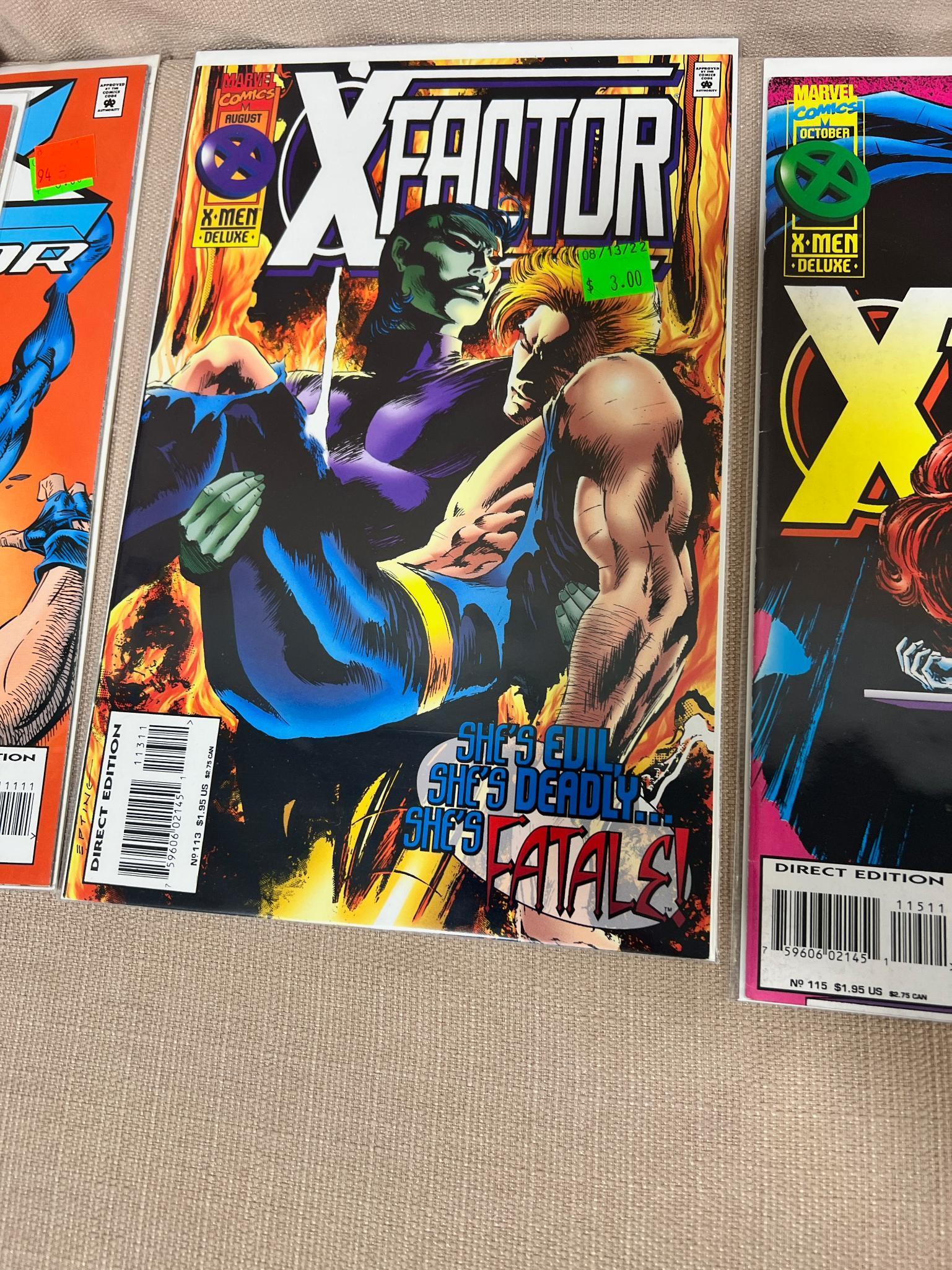 27 X Factor Comic Books Various issues incl 148 among others