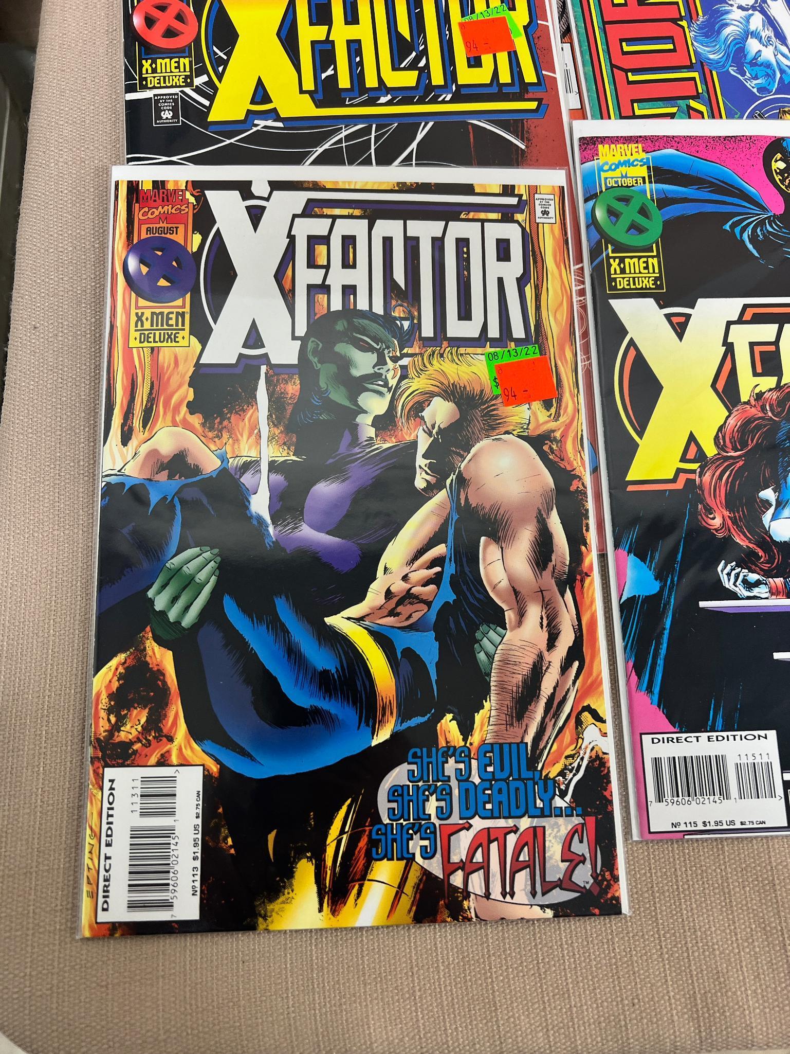 27 X Factor Comic Books Various issues incl 148 among others