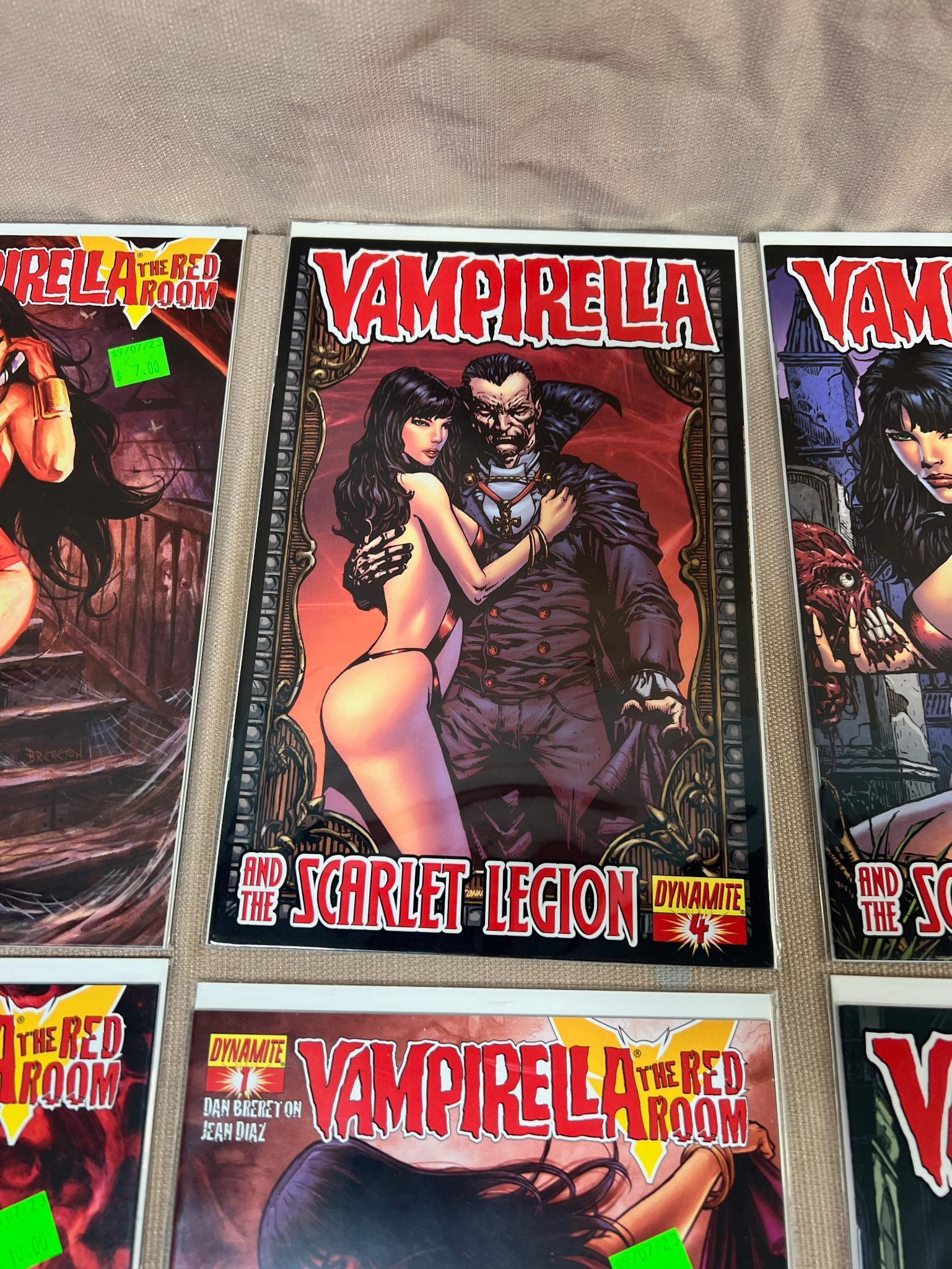 Vampirella Dynamite 1-5 and Red Room 1-4