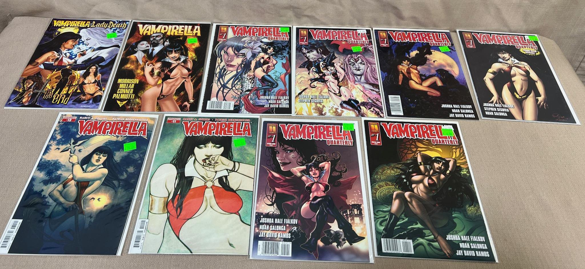 10- Asst. Vampirella Comic Books