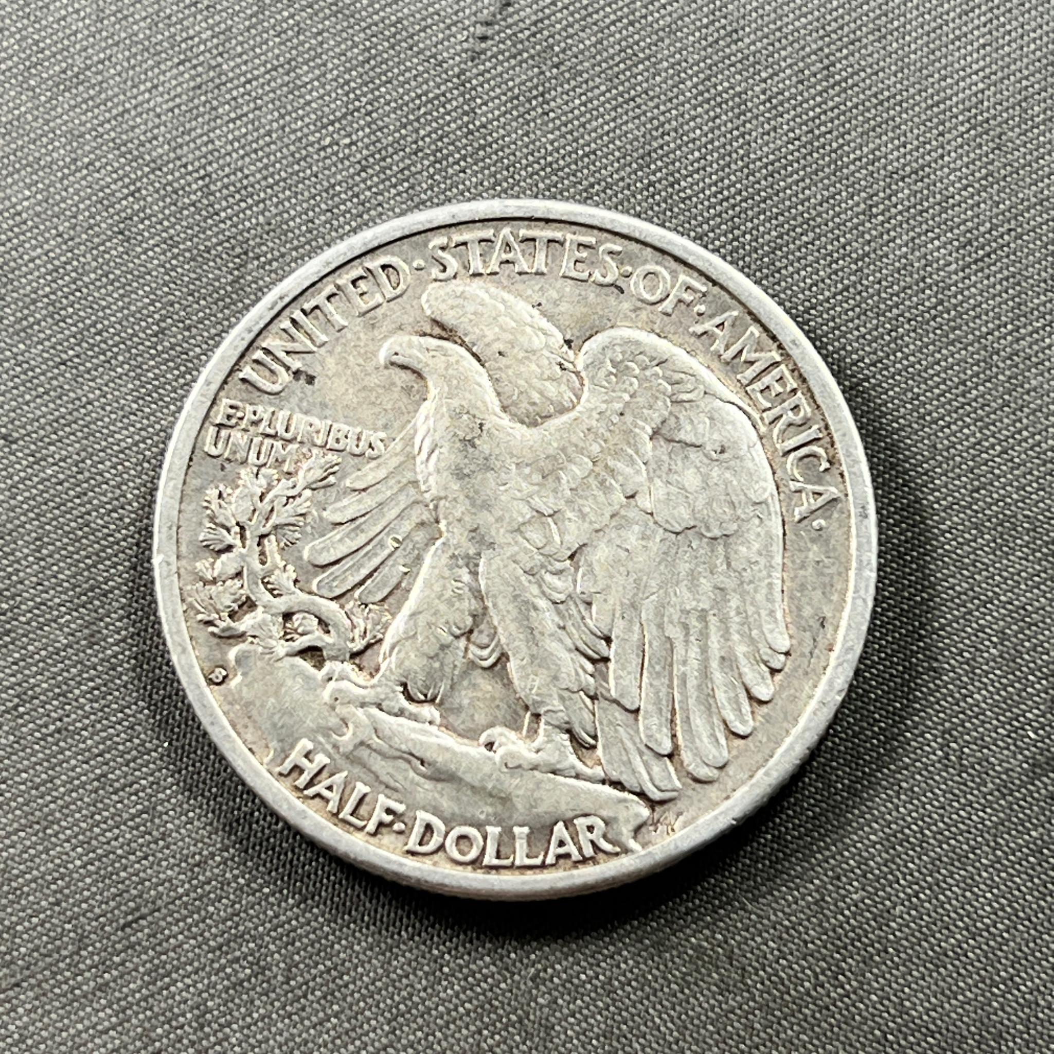 1941-S US Walking Liberty Half Dollar, 90% Silver