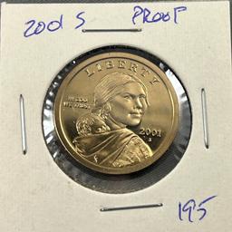 2001-S Proof Sacagawea Dollar coin