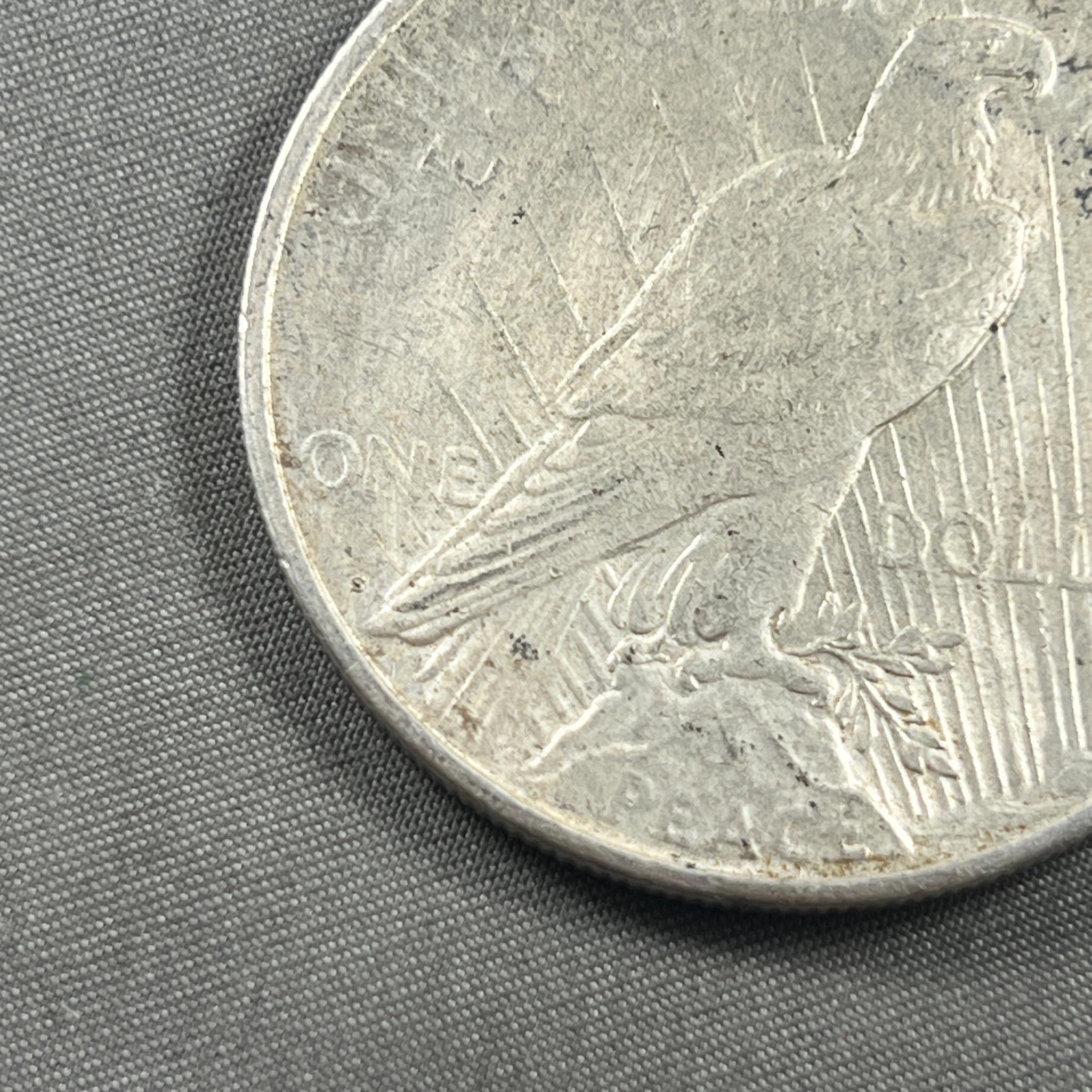 1923-S Peace Silver Dollar, 90% silver