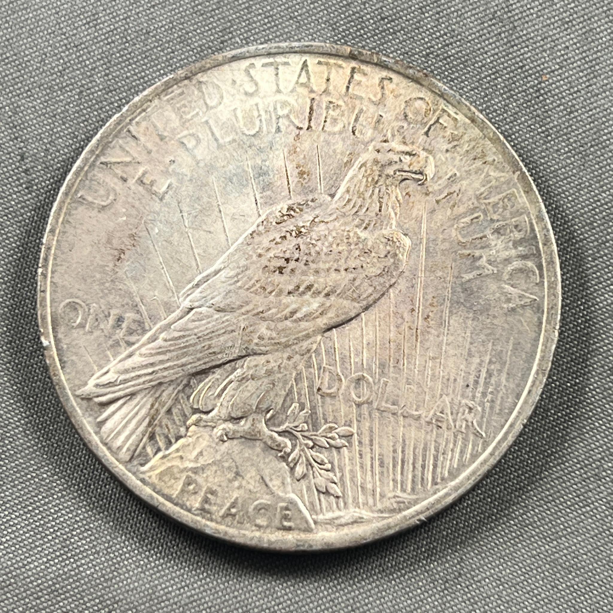 1923 Peace Silver Dollar, 90% silver