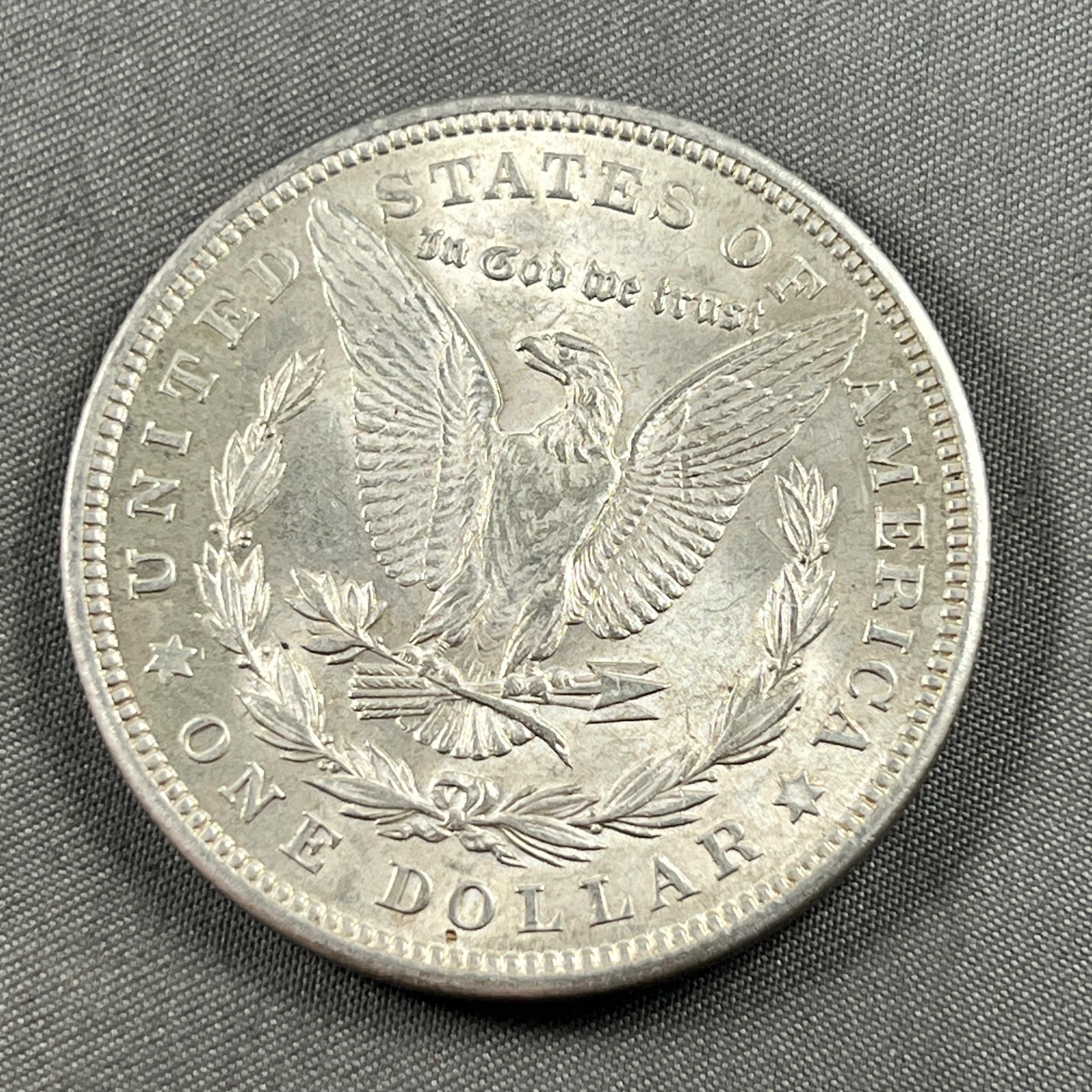 1921 Morgan Silver Dollar, 90% silver