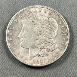 1921 Morgan Silver Dollar, 90% silver