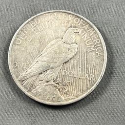 1922 Peace Silver Dollar, 90% silver