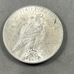 1922 Peace Silver Dollar, 90% silver