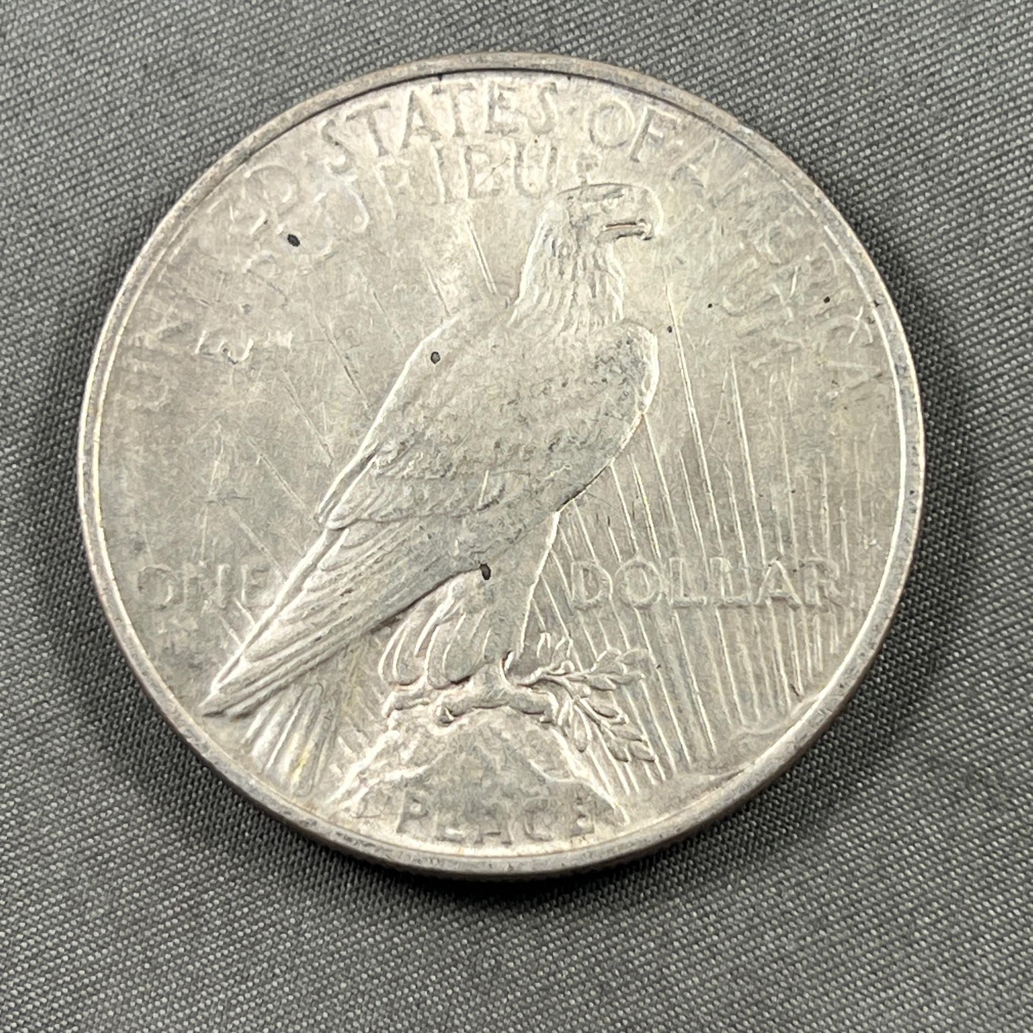 1922 Peace Silver Dollar, 90% silver