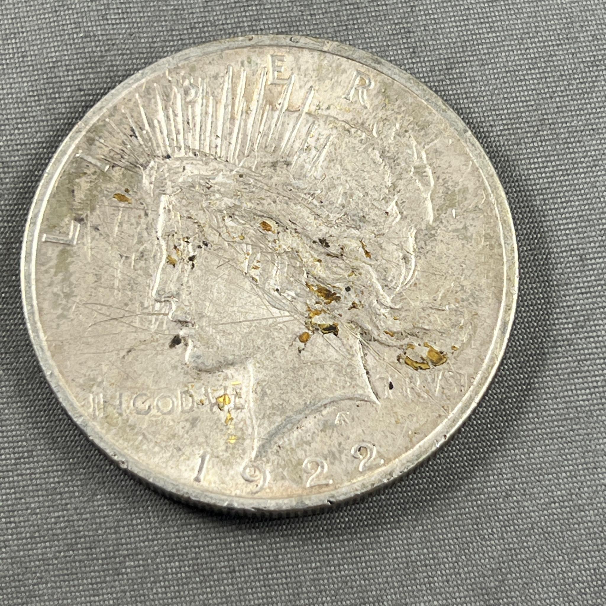 1922 Peace Silver Dollar, 90% silver