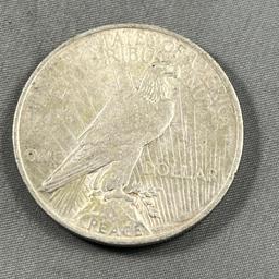 1922 Peace Silver Dollar, 90% silver