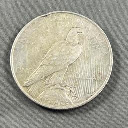 1922 Peace Silver Dollar, 90% silver