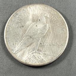 1923-S Peace Silver Dollar, 90% silver