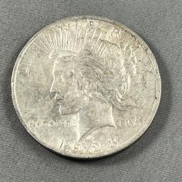 1923 Peace Silver Dollar, 90% silver