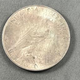 1923 Peace Silver Dollar, 90% silver