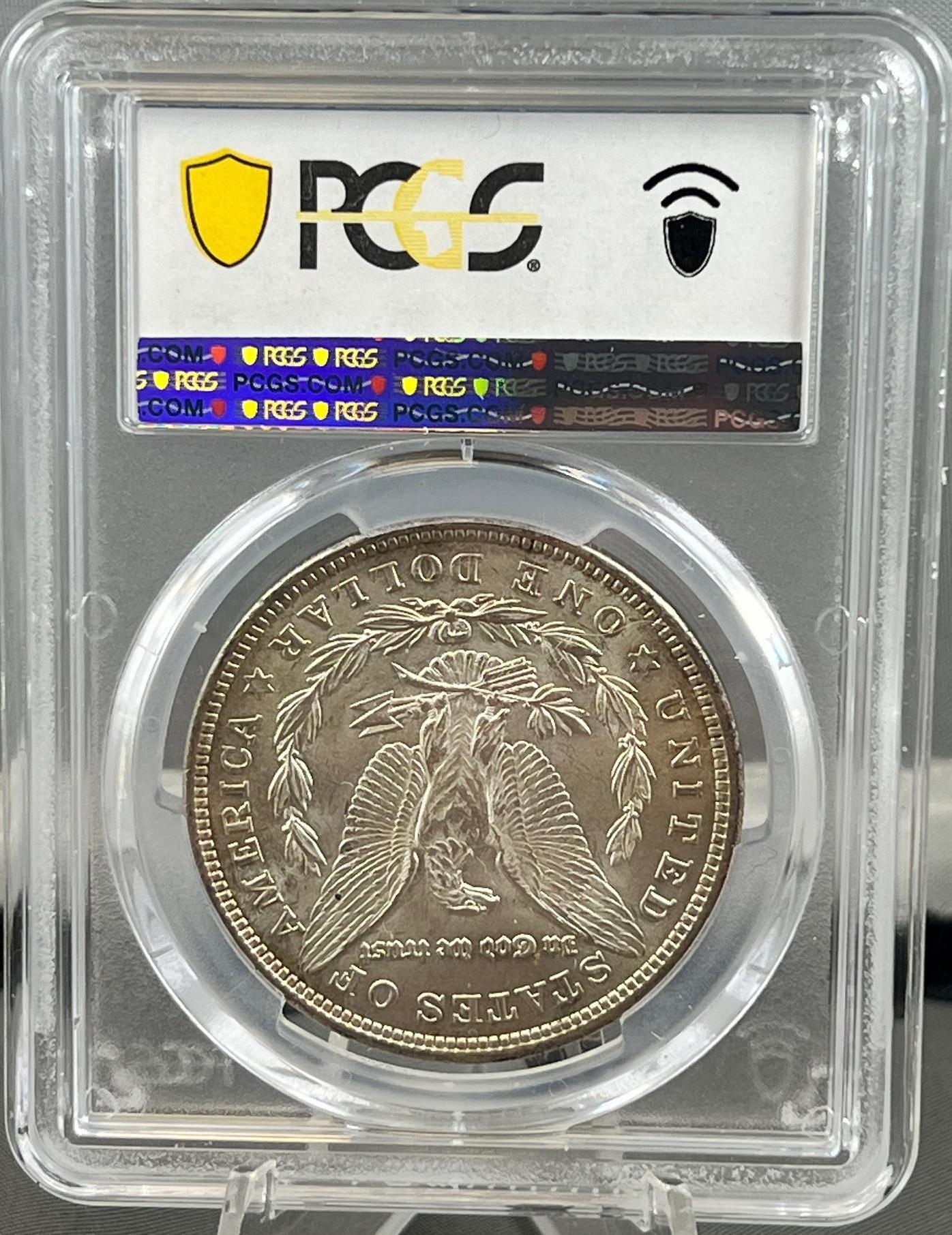 1921 Morgan Dollar in PCGS MS63 Holder