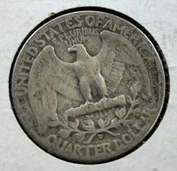 1935-D Washington Quarter, 90% silver