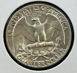 1952-D Washington Quarter, 90% Silver
