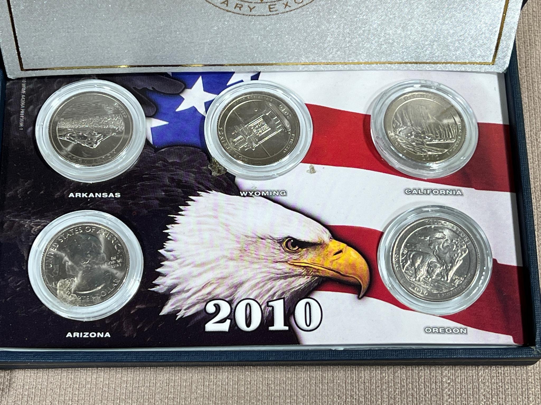 2004 and 2010 State Quarter sets