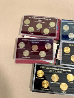 5- State Quarter sets, 1999 and 2000, sells times the money