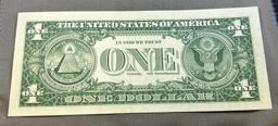 1957A Star Note One Dollar Silver Certificate, UNC