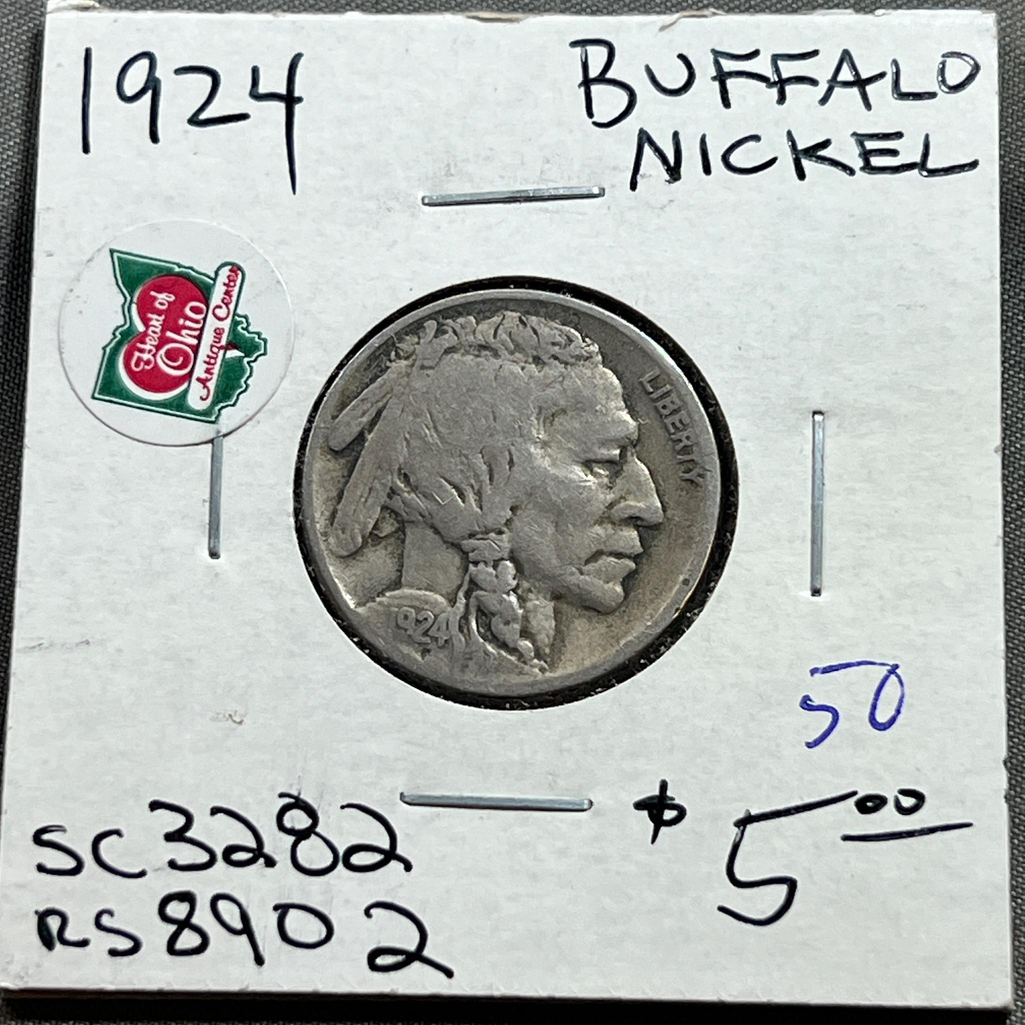 1924 Buffalo Nickel