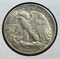 1941 Walking Liberty Half Dollar, 90% Silver