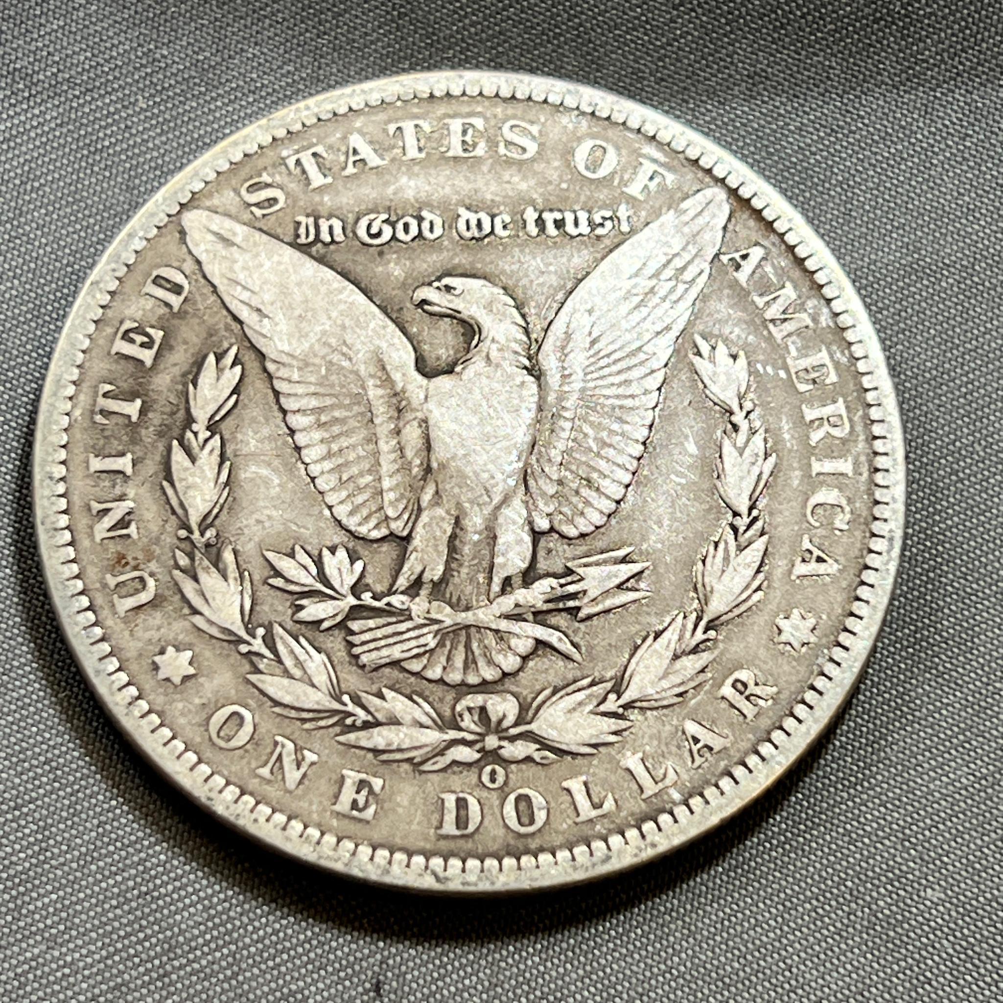 1888-O Morgan Silver Dollar, 90% Silver