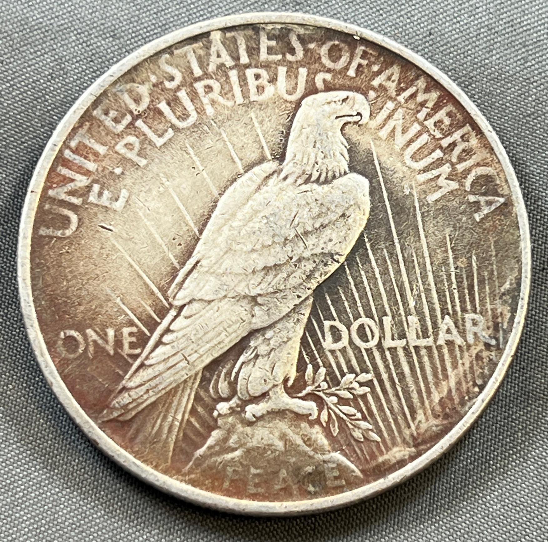 1922 Peace Silver Dollar, 90% Silver