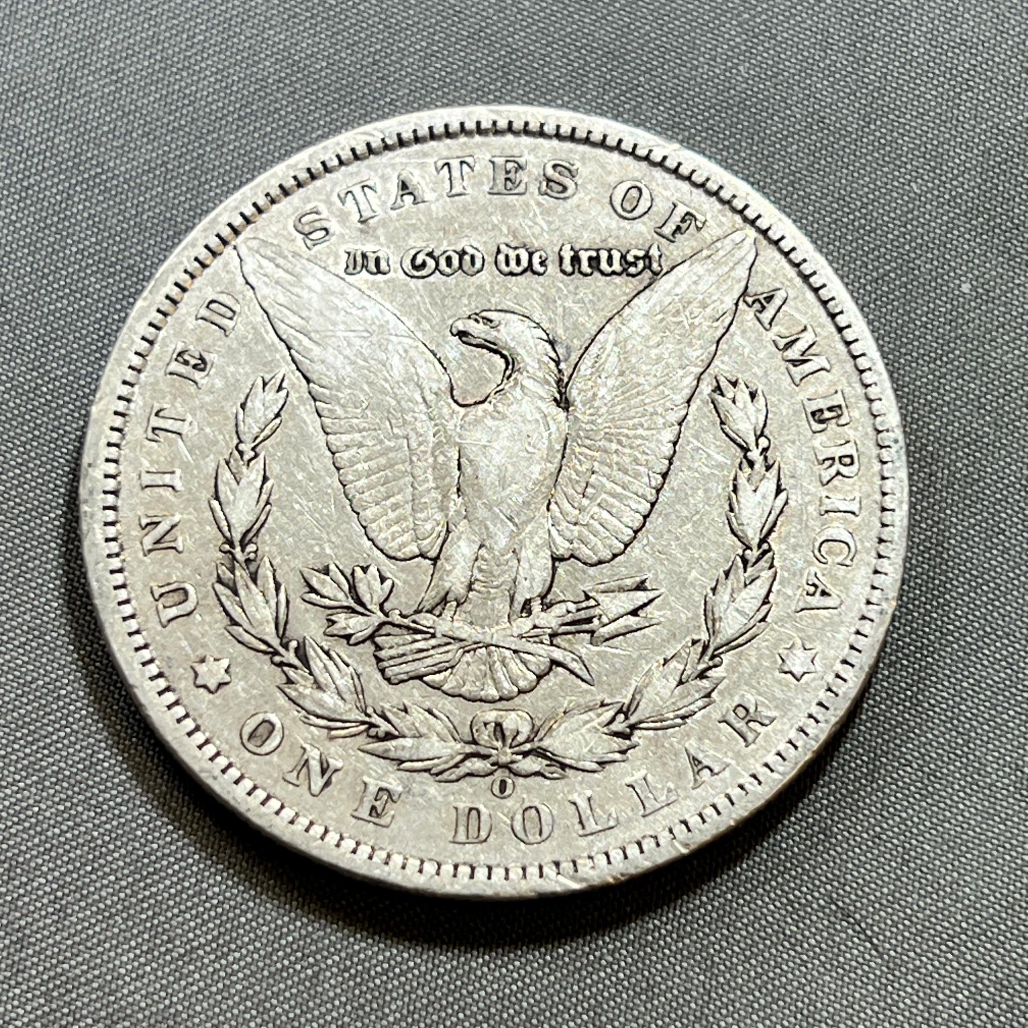 1897-O Morgan Silver Dollar, 90% silver