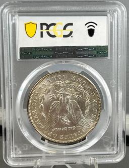 1902-O Morgan Silver Dollar in PCGS MS63 holder