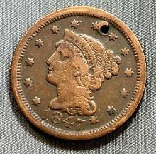 1847 Liberty Head Large Cent