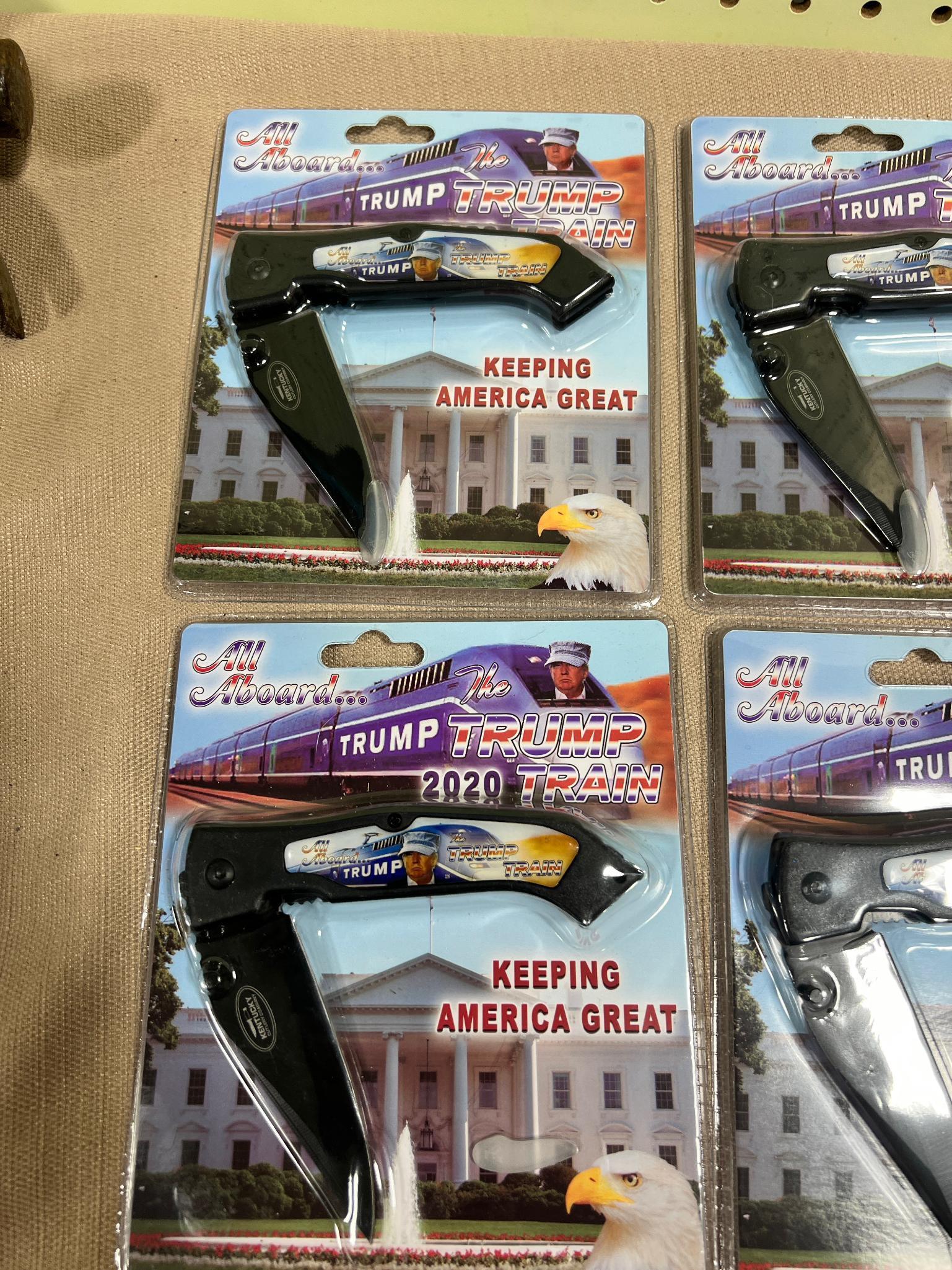 4- Trump Train 2020 Knives in blister packs