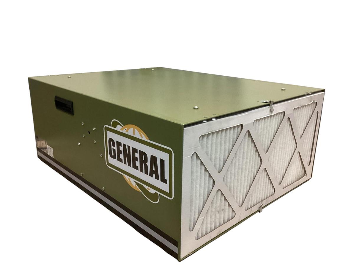 New Unused General Model 10-1000 Air Filtration System