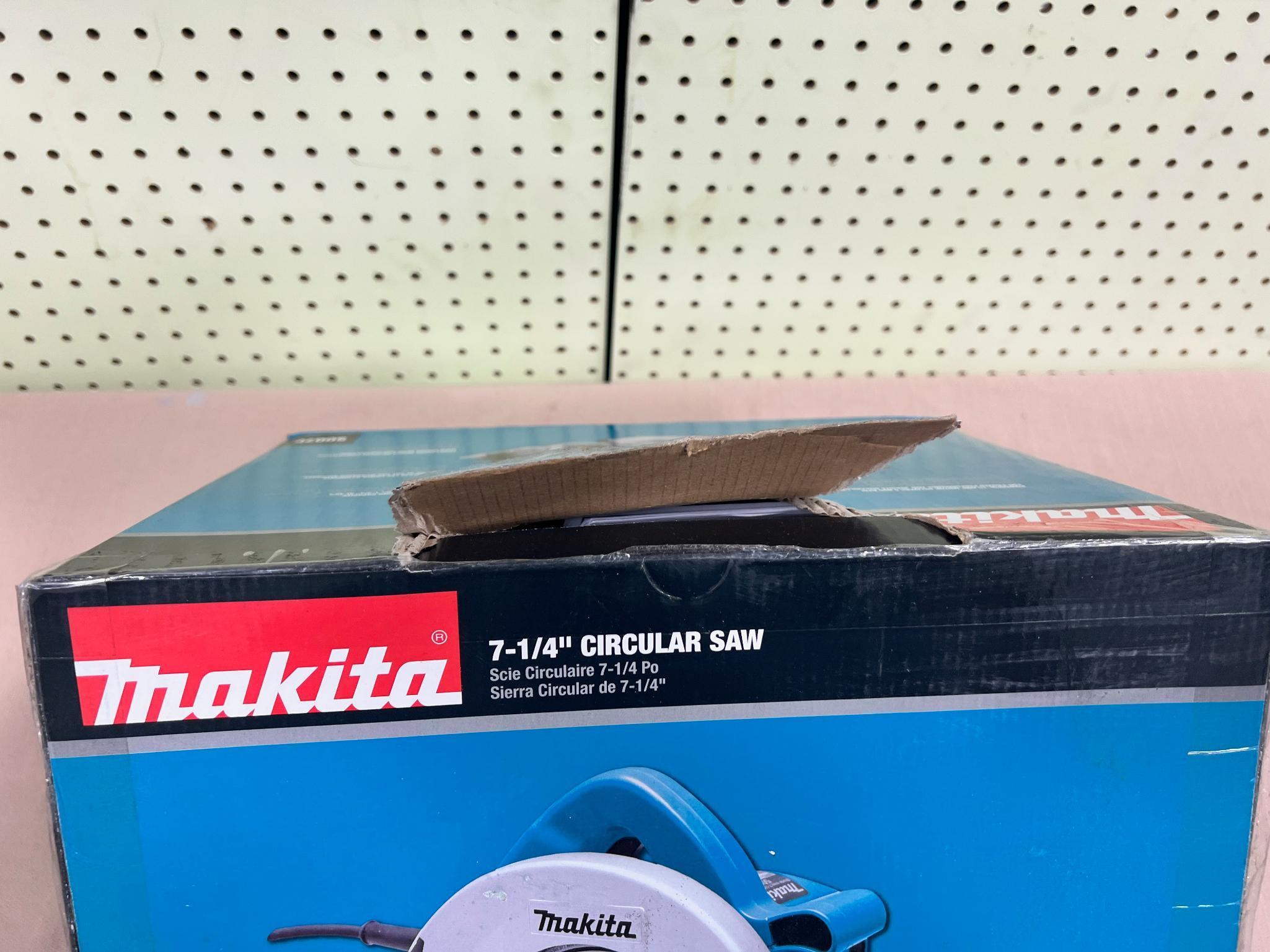 Makita model 5007F 7 1/4 inch circular saw, unused in box