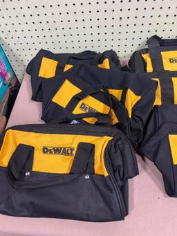 9-Unused Dewalt Tool Bags- SELLS TIMES THE MONEY