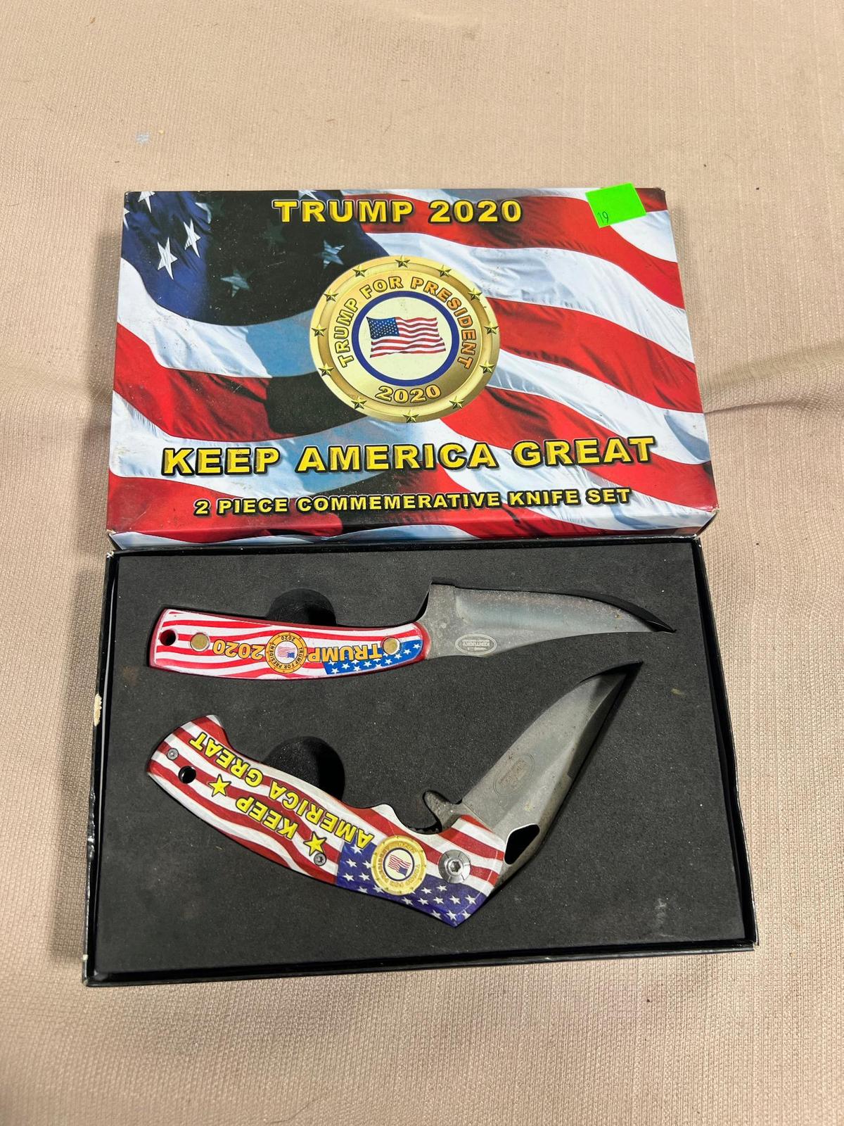 UNUSED Trump 2020 Knife set