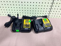 2- Unused Dewalt DCB112 12v/20v Chargers