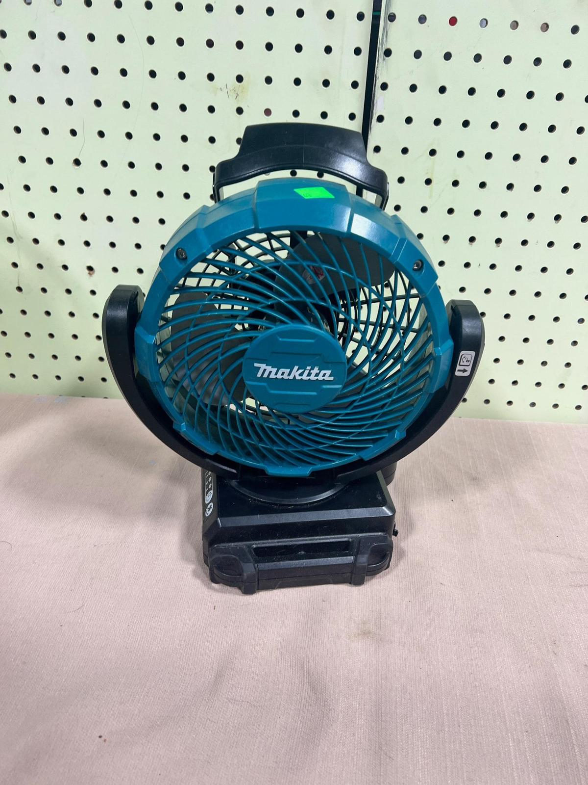 Unused Makita 18 volt Cordless Fan, BARE TOOL