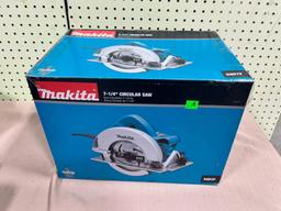 Makita model 5007F 7 1/4 inch circular saw, unused in box