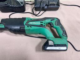 Hitcahi Cordless Set, works, includes one older charger