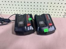 2- Craftsman 12/20V Chargers